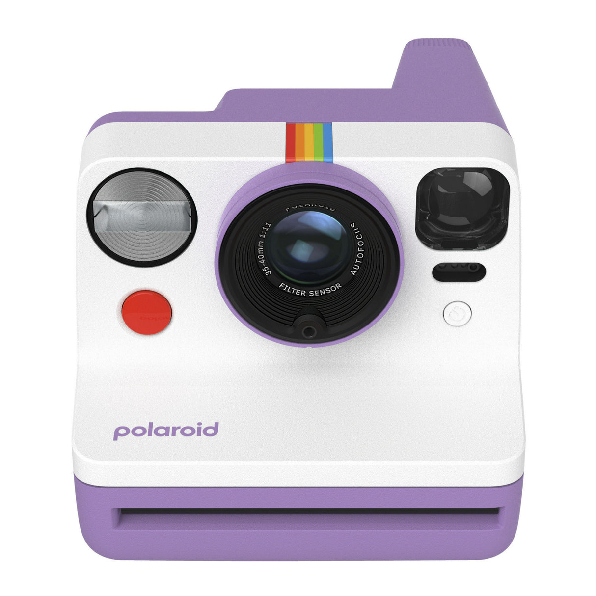 Polaroid Now Generation 3 Analog Instant Camera (Purple) and Color Film Bundle (8 Photos)