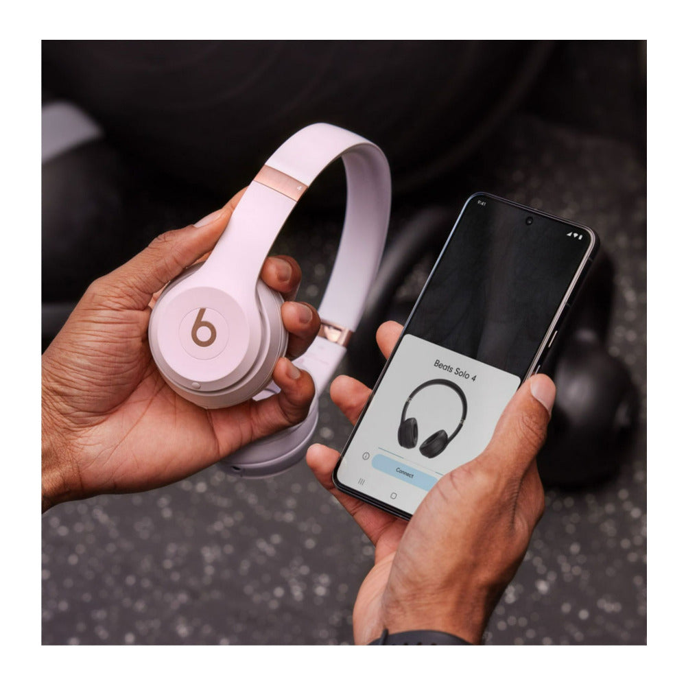 Beats Solo 4 Wireless Bluetooth On-Ear Headphones with Dynamic Head Tracking (Cloud Pink)