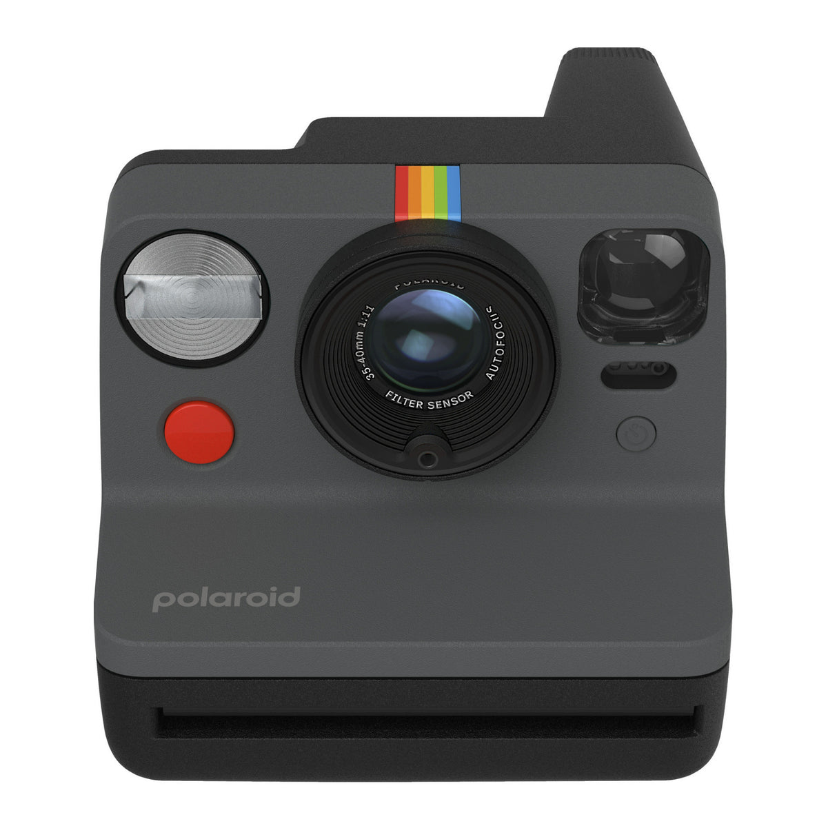Polaroid Now Generation 3 Analog Instant Camera (Black) with Strap and Film Bundle (16 Photos)