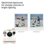 Polaroid Now Generation 3 Analog Instant Camera (Pebble White) and Focus Camera Film Kit Bundle