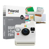 Polaroid Now Generation 3 Analog Instant Camera with Two-Lens Autofocus System (Pebble White) Bundle