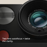 Polaroid Now Generation 3 Analog Instant Camera with Two-Lens Autofocus System (Pebble White) Bundle