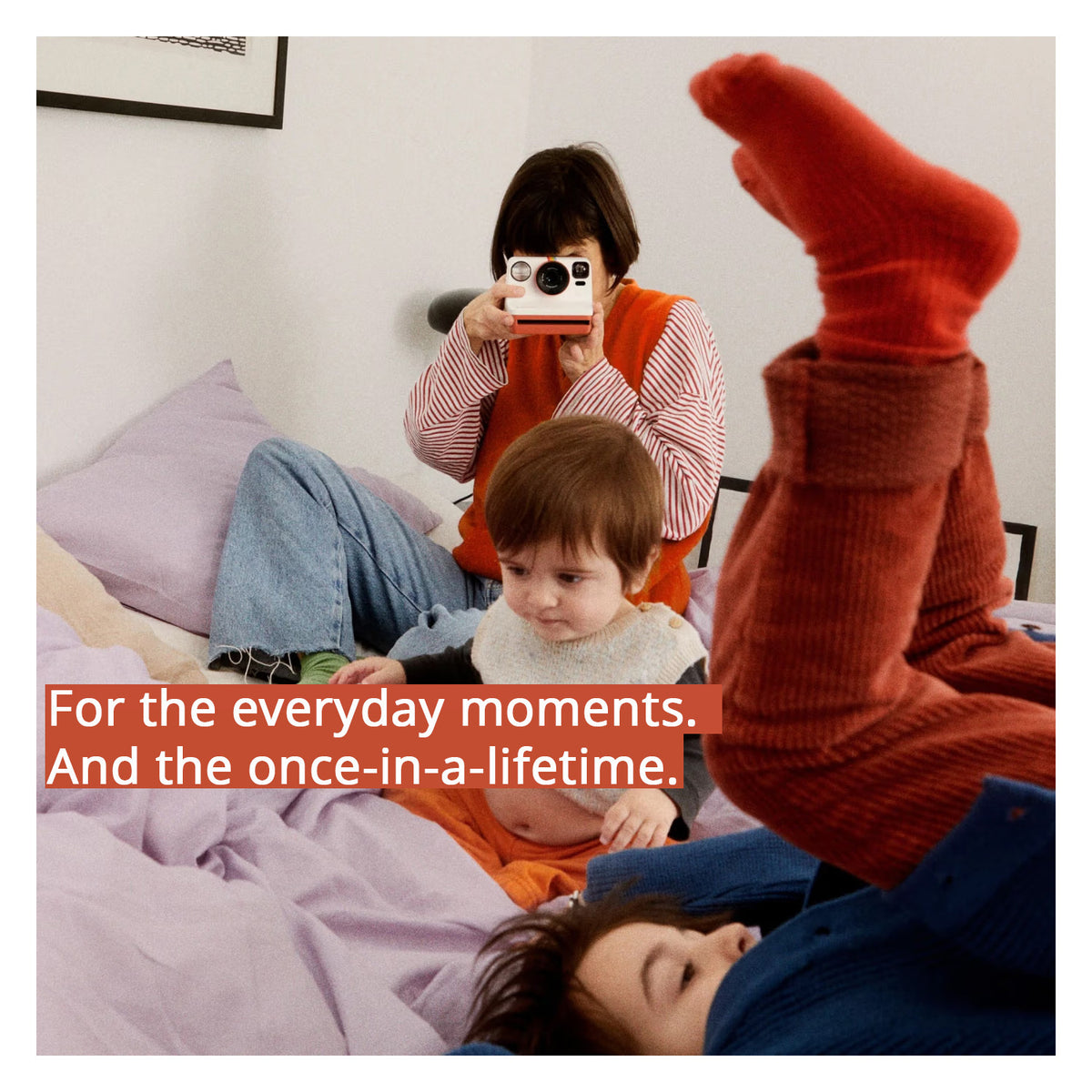 Polaroid Now Generation 3 Analog Instant Camera with Two-Lens Autofocus System (Pebble White) Bundle