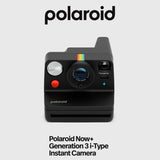 Polaroid Now Plus Generation 3 Instant Camera with Two-Lens AF System (Black) and Film Kit Bundle