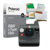 Polaroid Now Plus Generation 3 Instant Camera with Built-In Tripod Mount and Film Kit (Black) Bundle