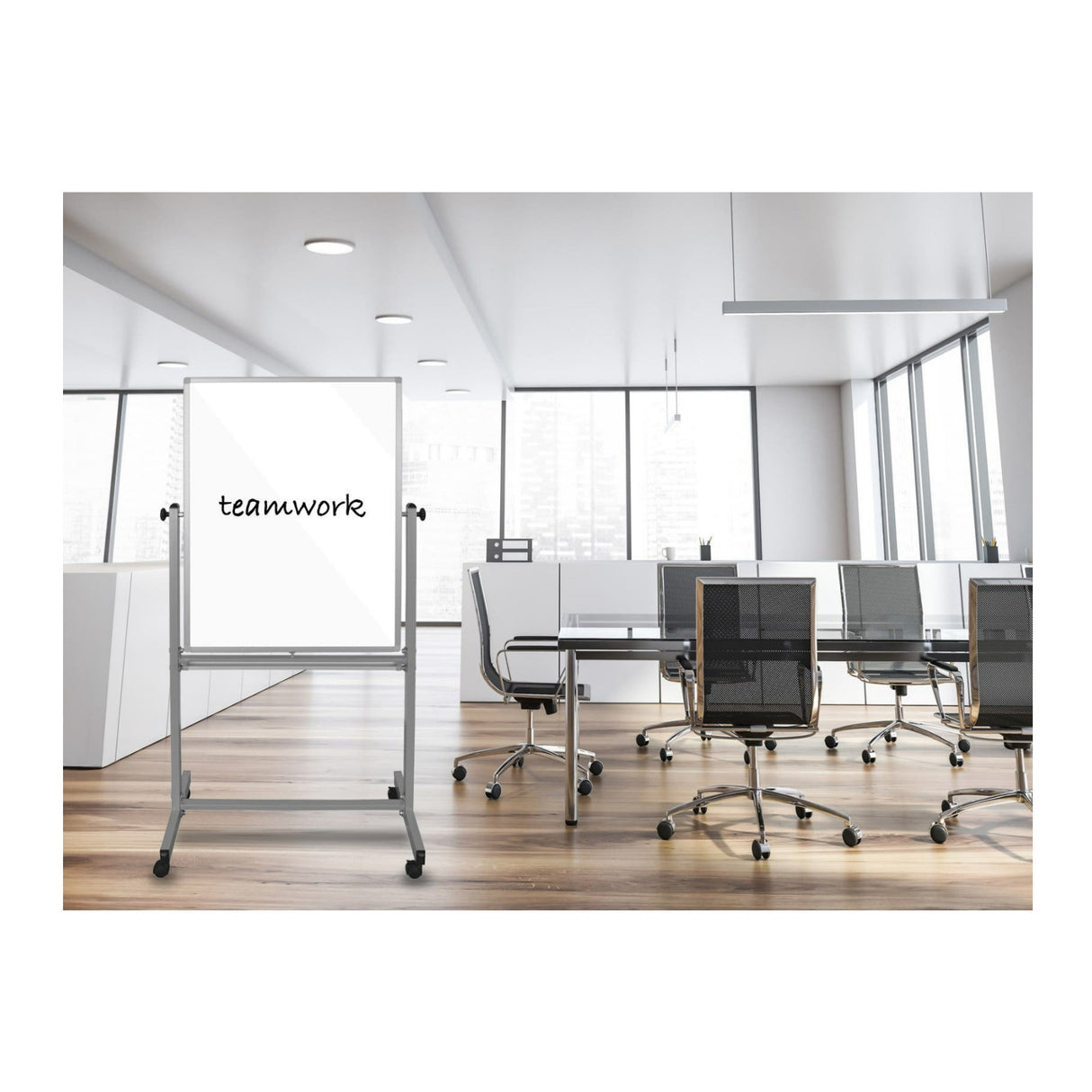 Luxor L270 24 x 36-Inch Double-Sided Magnetic Whiteboard with Vertical Orientation