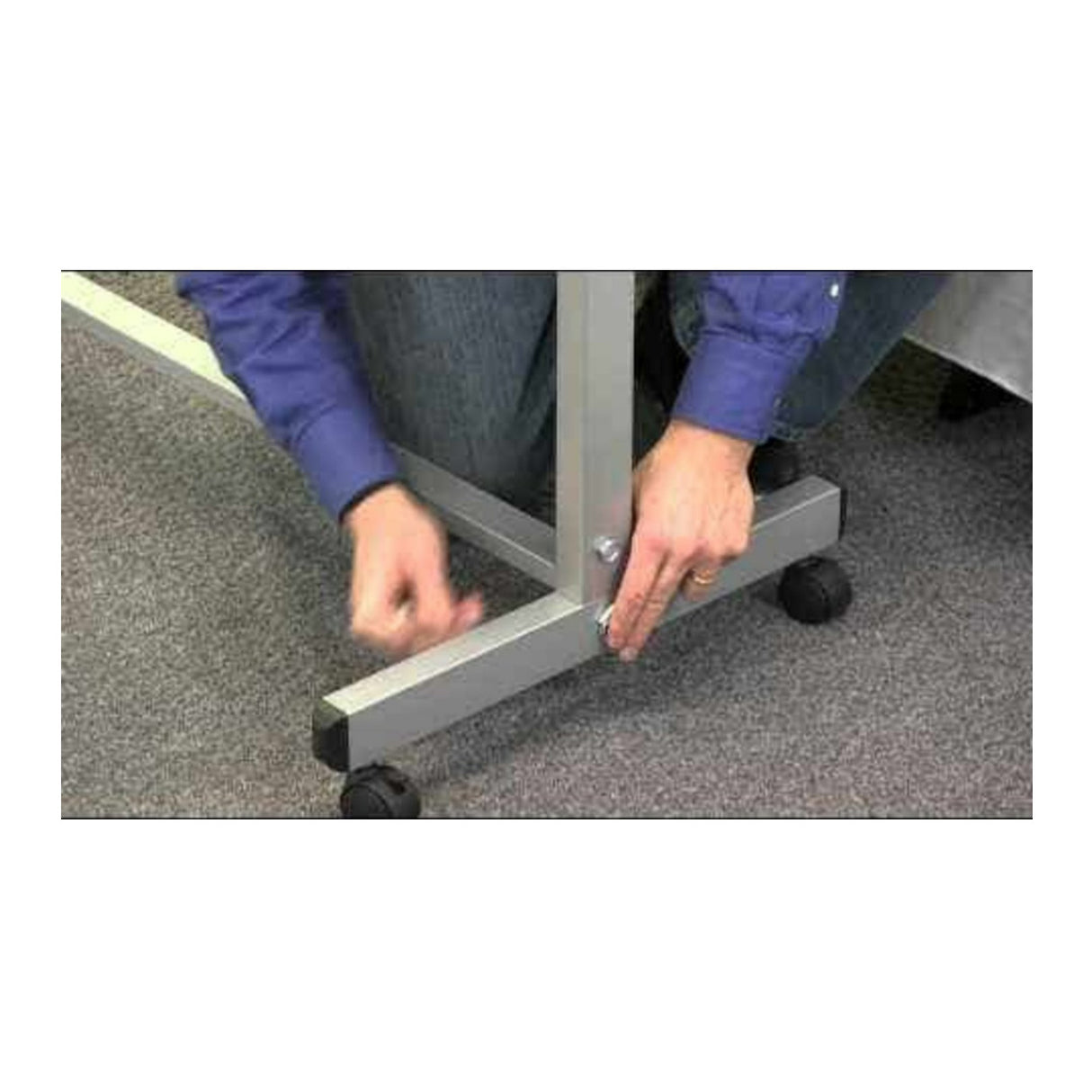 Luxor L270 24 x 36-Inch Double-Sided Magnetic Whiteboard with Vertical Orientation