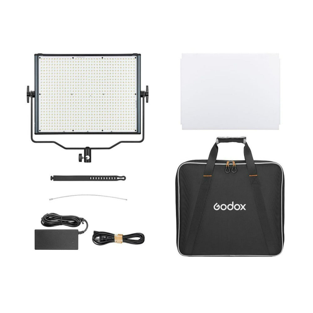 Godox LDX100Bi Bi-Color LED Light Panel with Metal Casing, Preset Function, and 5 Color Temperatures