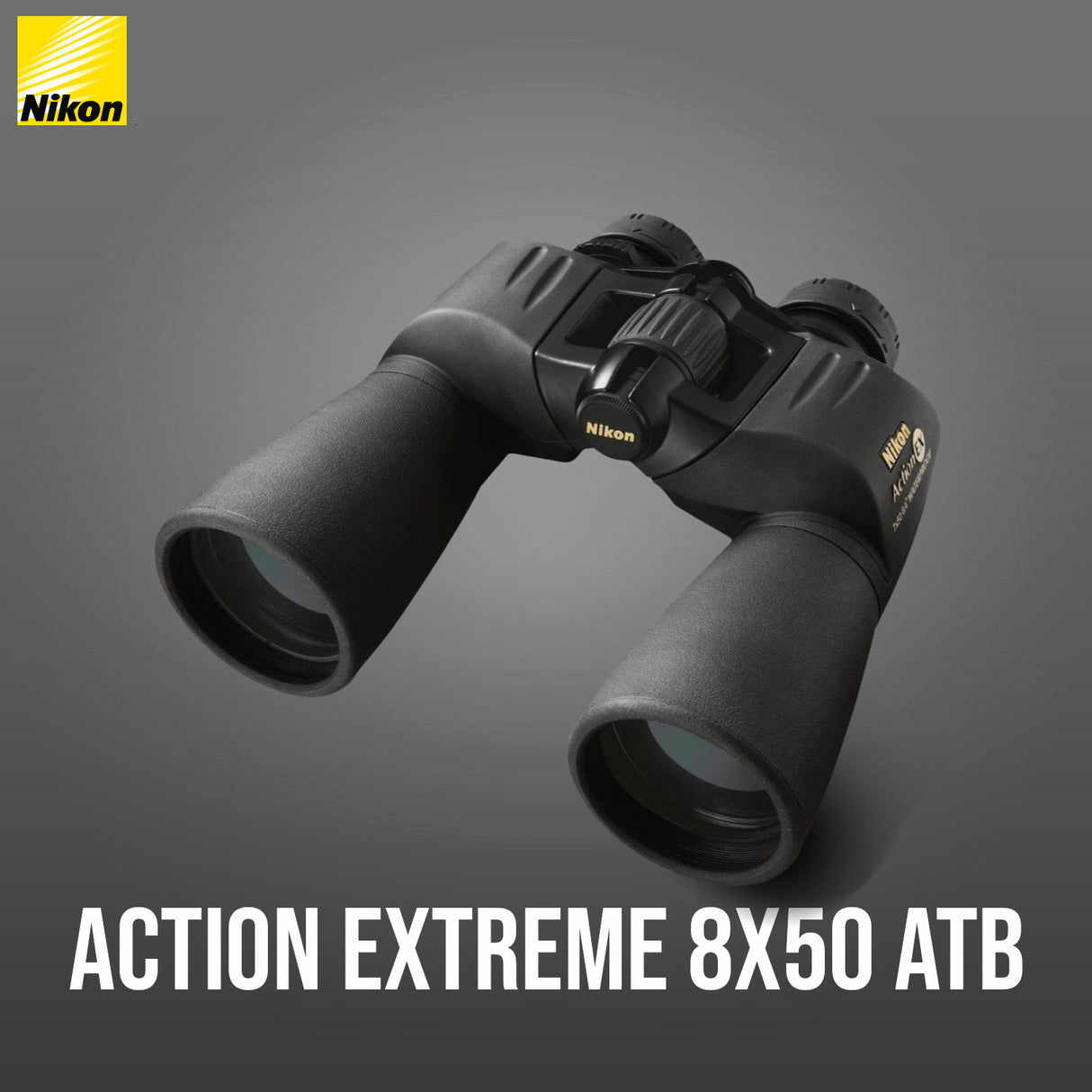 Nikon Action Extreme 7x50 ATB Focus Knob Rubber Armored Coating Binoculars with Harness Bundle