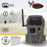 Wildgame Innovations Encounter XT Cellular 26MP Trail Camera with 720p Video (4-Pack) Bundle