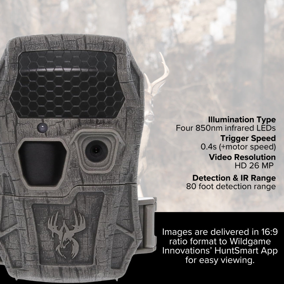 Wildgame Innovations Encounter XT Cellular 26MP Trail Camera with 720p Video (6-Pack) Bundle