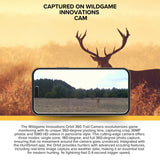 Wildgame Innovations Orbit 360-Degree 36MP Trail Camera (5-Pack) with 4 x 5400mAh Battery Bundle
