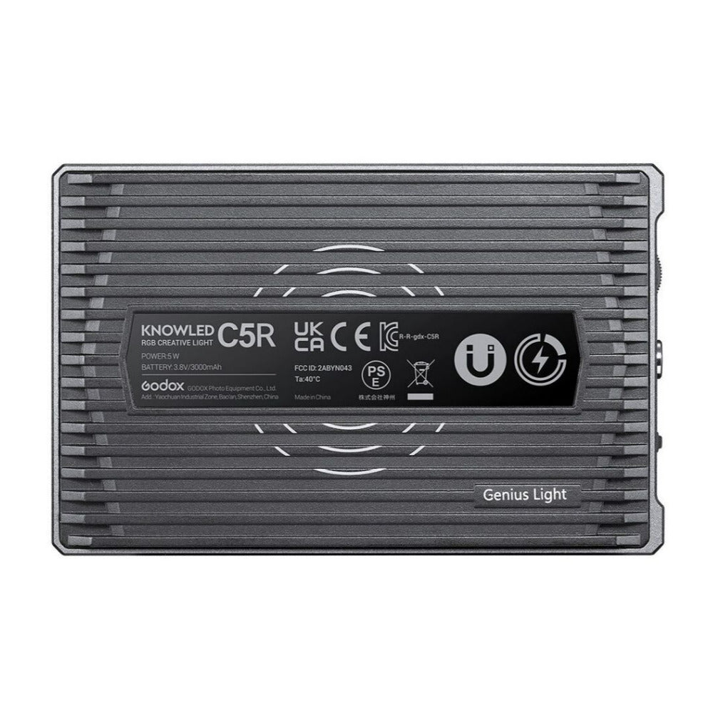 Godox C5R Knowled RGB Creative LED Light with Coldshoe Base and 39 Built-In Cinematic FX Effects