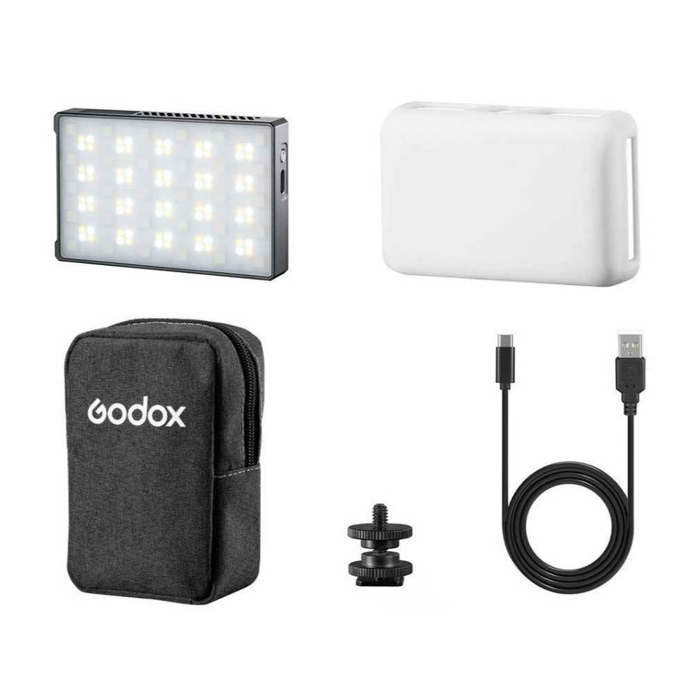 Godox C5R Knowled RGB Creative LED Light with Coldshoe Base and 39 Built-In Cinematic FX Effects