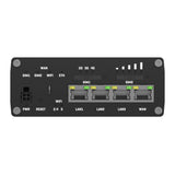Teltonika RUTX11 LTE Cat 6 Industrial Cellular Router with 4 Gigabit Ethernet Ports (Black)