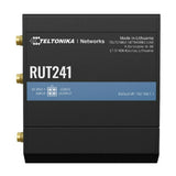 Teltonika RUT241 Industrial 4G LTE Cellular Router for IoT and M2M Uses with Wi-Fi Access (Black)