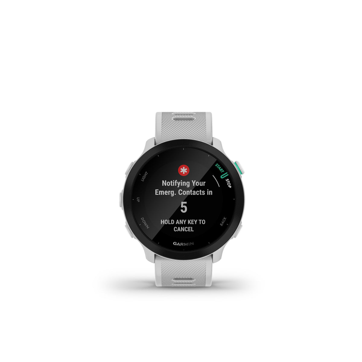 Garmin Forerunner 55 GPS Running Smartwatch (White)