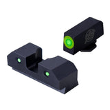 XS Sights R3D Tritium Night Sight Green for Glock with Steel Construction and Photoluminescent Glow
