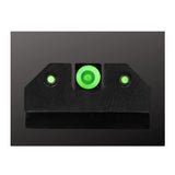 XS Sights R3D Tritium Night Sight Green for Glock with Steel Construction and Photoluminescent Glow