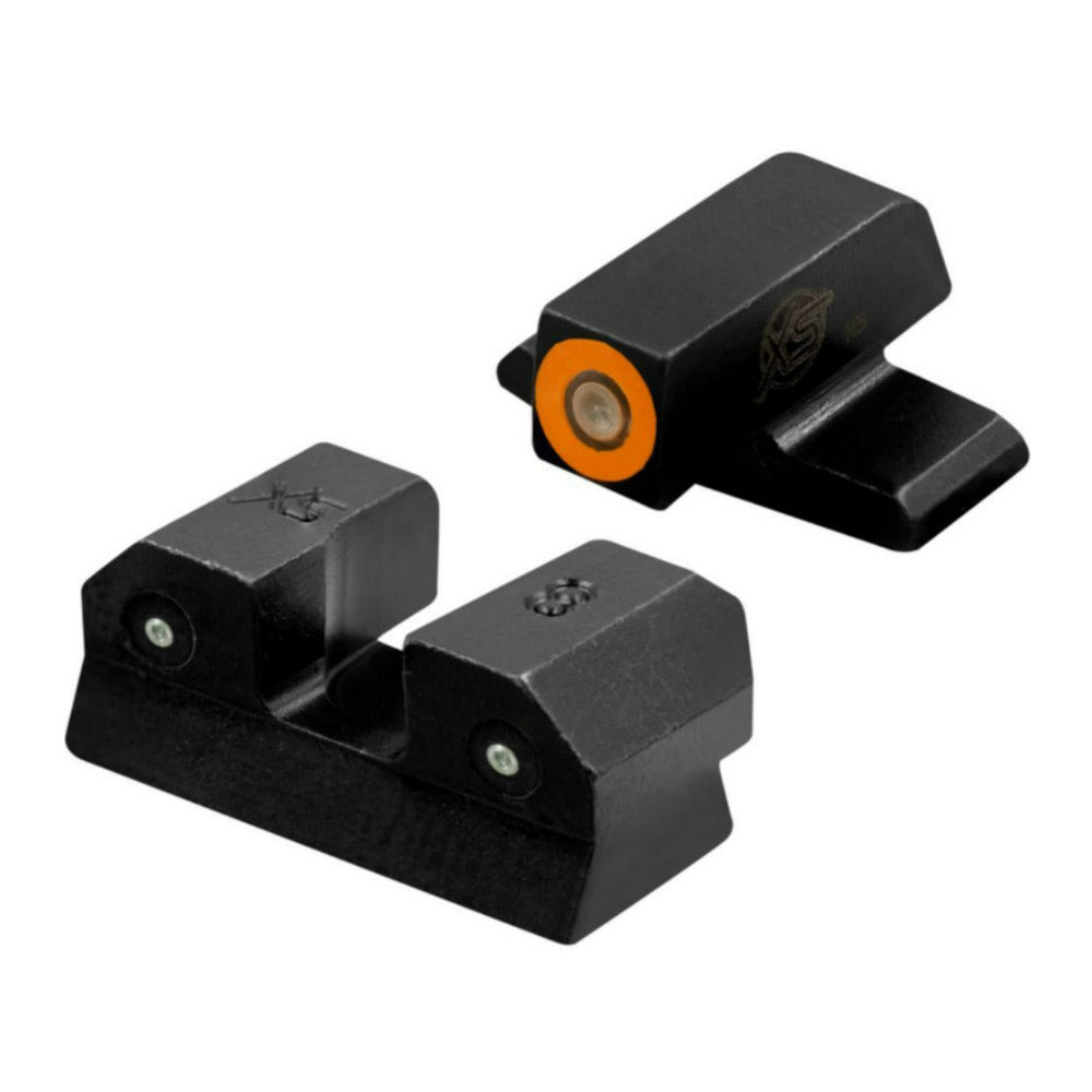 XS Sights R3D Sig Sauer Night Sight Orange with Photoluminescent Glow Dot and Anti-Reflective Lens