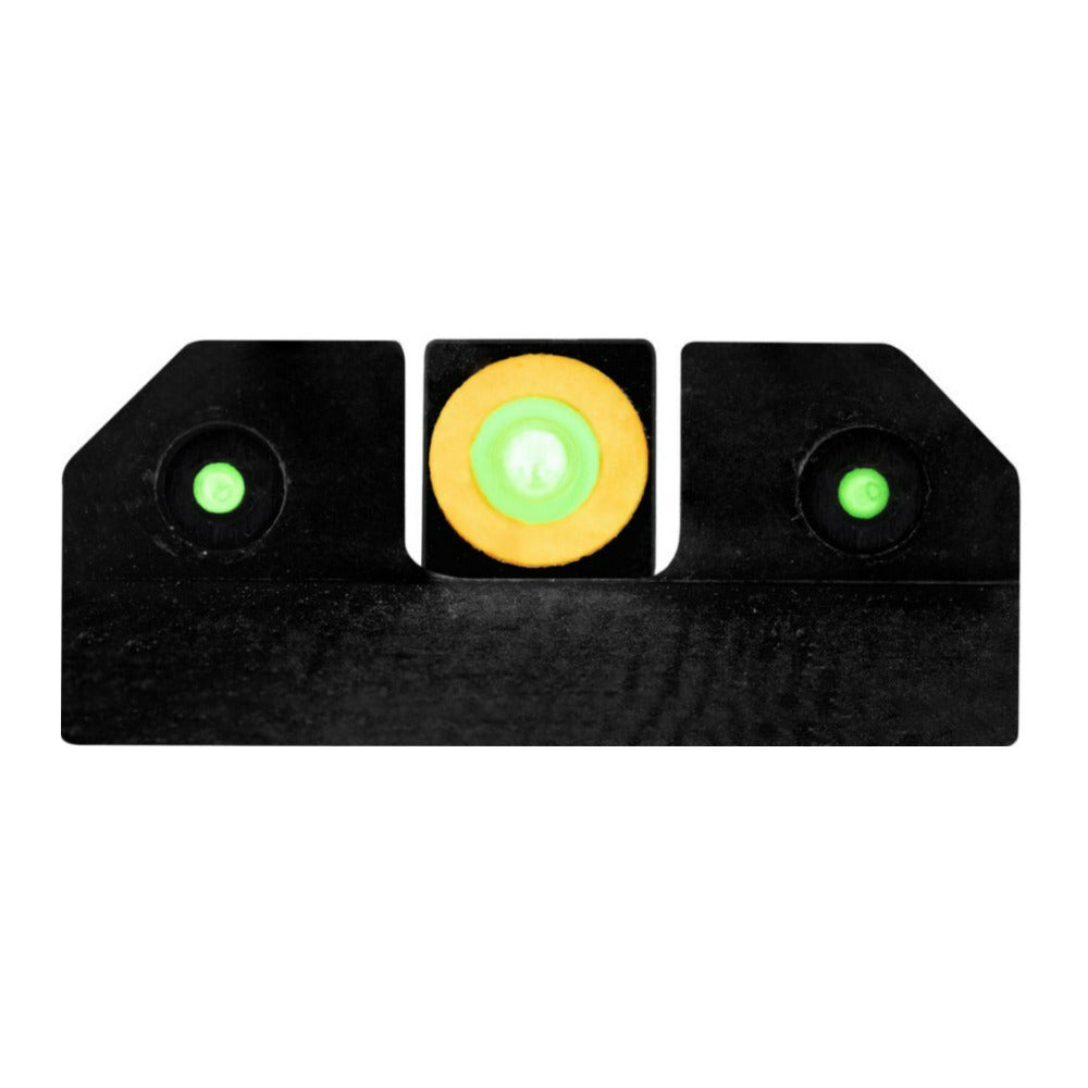 XS Sights R3D Sig Sauer Night Sight Orange with Photoluminescent Glow Dot and Anti-Reflective Lens