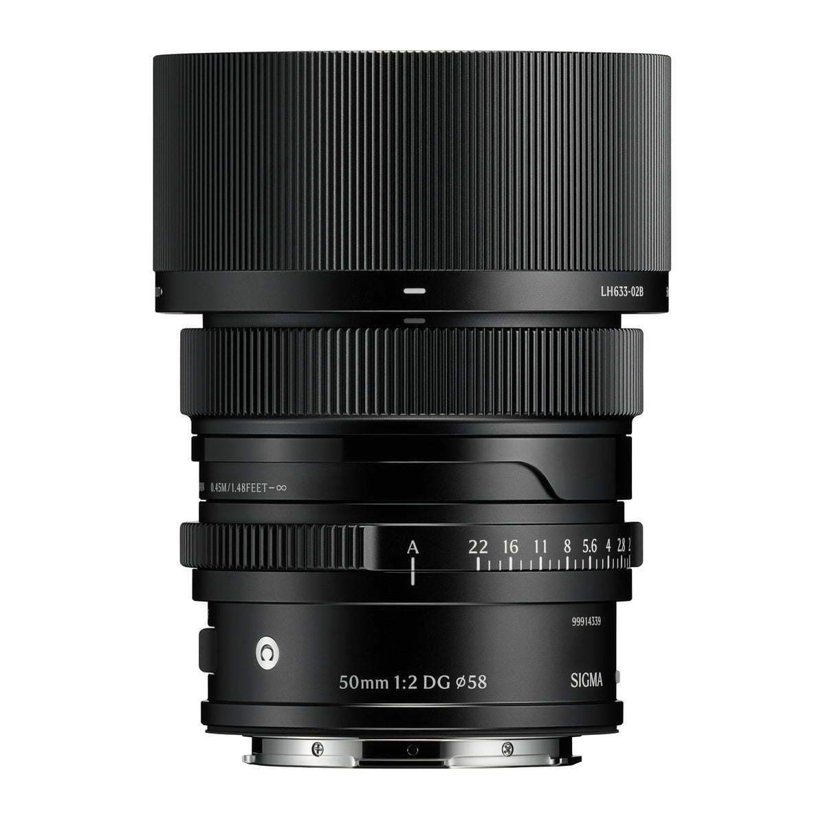 Sigma 50mm F2 DG Black Contemporary Lens for L Mount (Open Box)