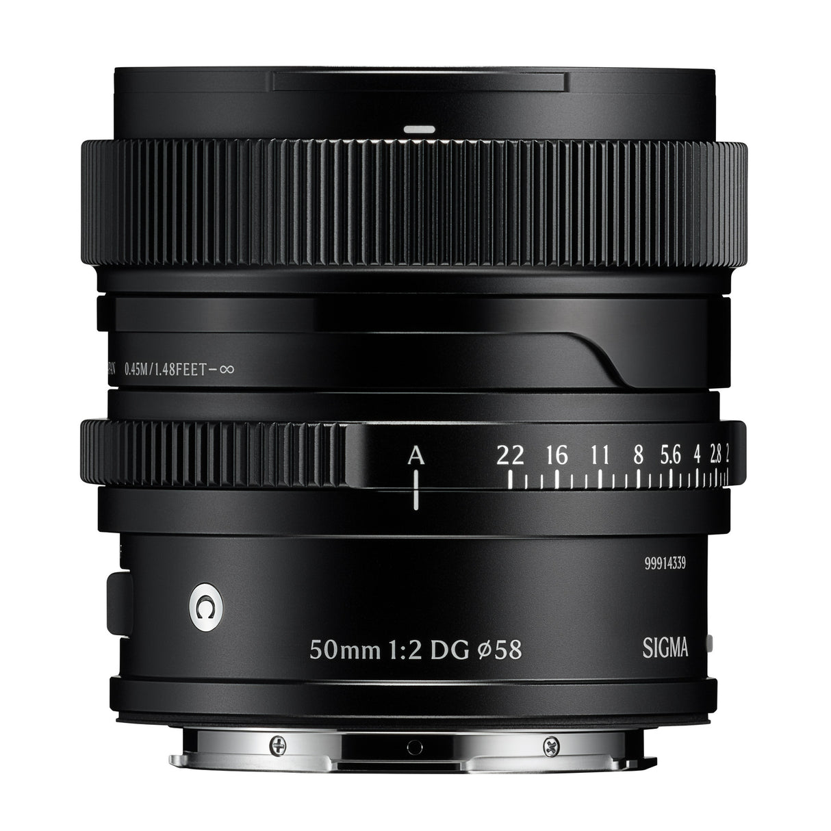 Sigma 50mm F2 DG Contemporary Lens with Manual Aperture Ring (Black, L Mount)