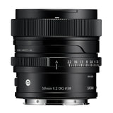 Sigma 50mm F2 DG Contemporary Lens with Manual Aperture Ring (Black, L Mount)