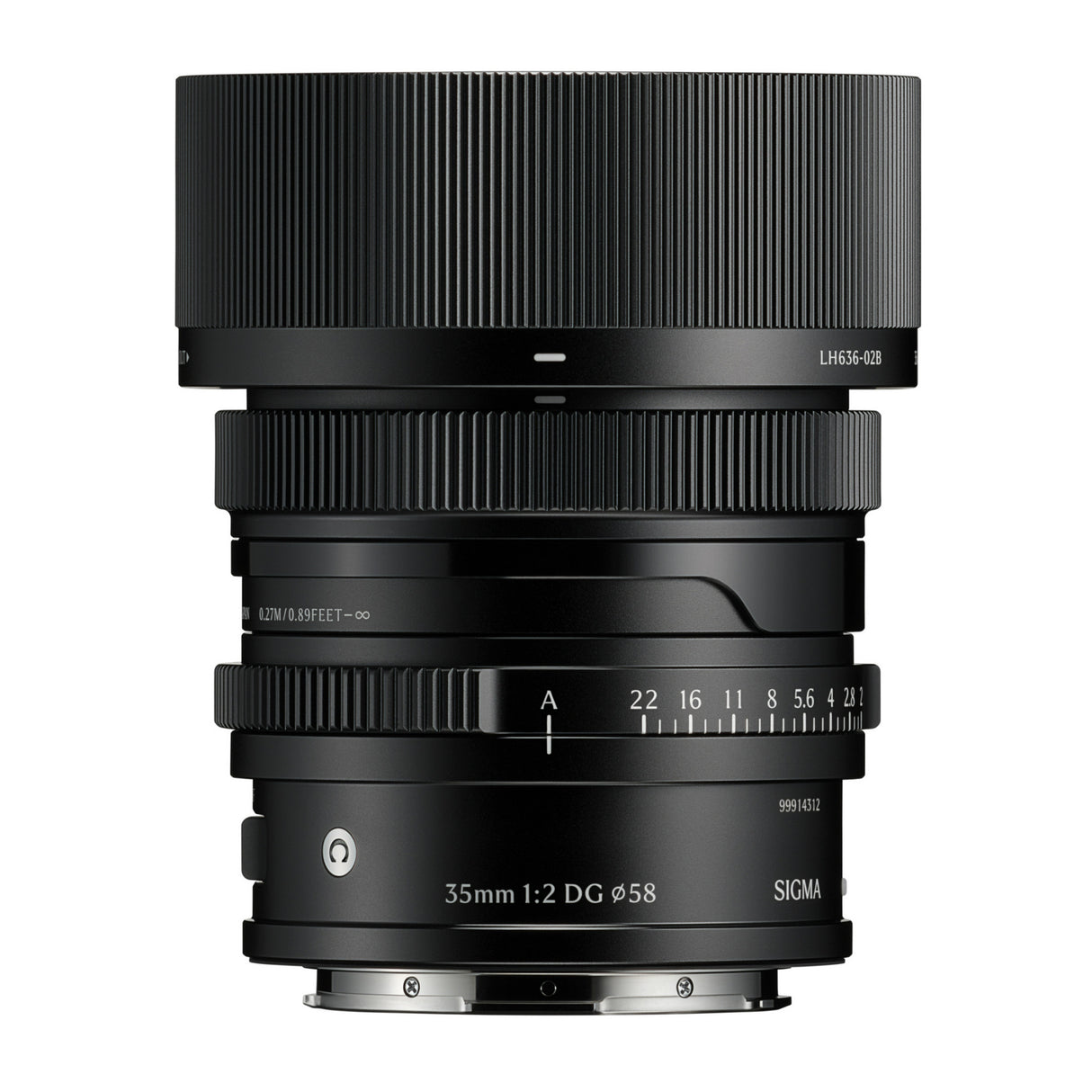 Sigma 35mm F2 DG Black Contemporary Lens for L Mount
