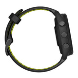 Garmin Forerunner 265S Black Bezel and Case AMOLED GPS Running Smartwatch (Black and Amp Yellow)