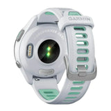 Garmin Forerunner 265S Black Bezel with Whitestone Case GPS Smartwatch (Whitestone and Neo Tropic)