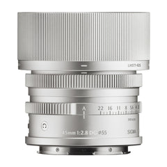 Sigma 45mm F2.8 DG Full-Frame Contemporary Lens with Metal Bayonet Hood (Silver, L Mount)