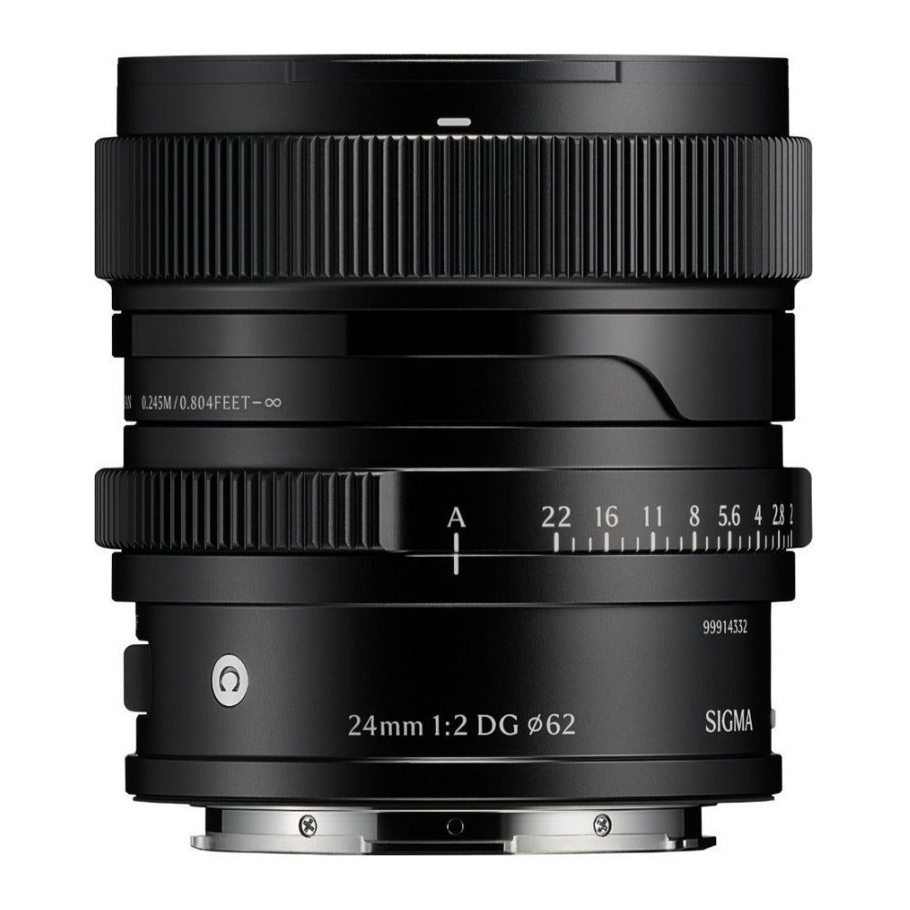 Sigma 24mm F2 DG Full-Frame Contemporary Lens with Manual Aperture Ring (Black, L Mount)