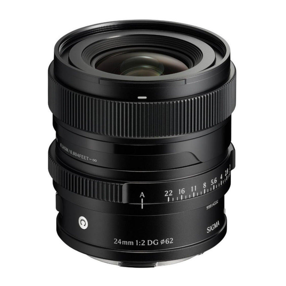Sigma 24mm F2 DG Full-Frame Contemporary Lens with Manual Aperture Ring (Black, L Mount)
