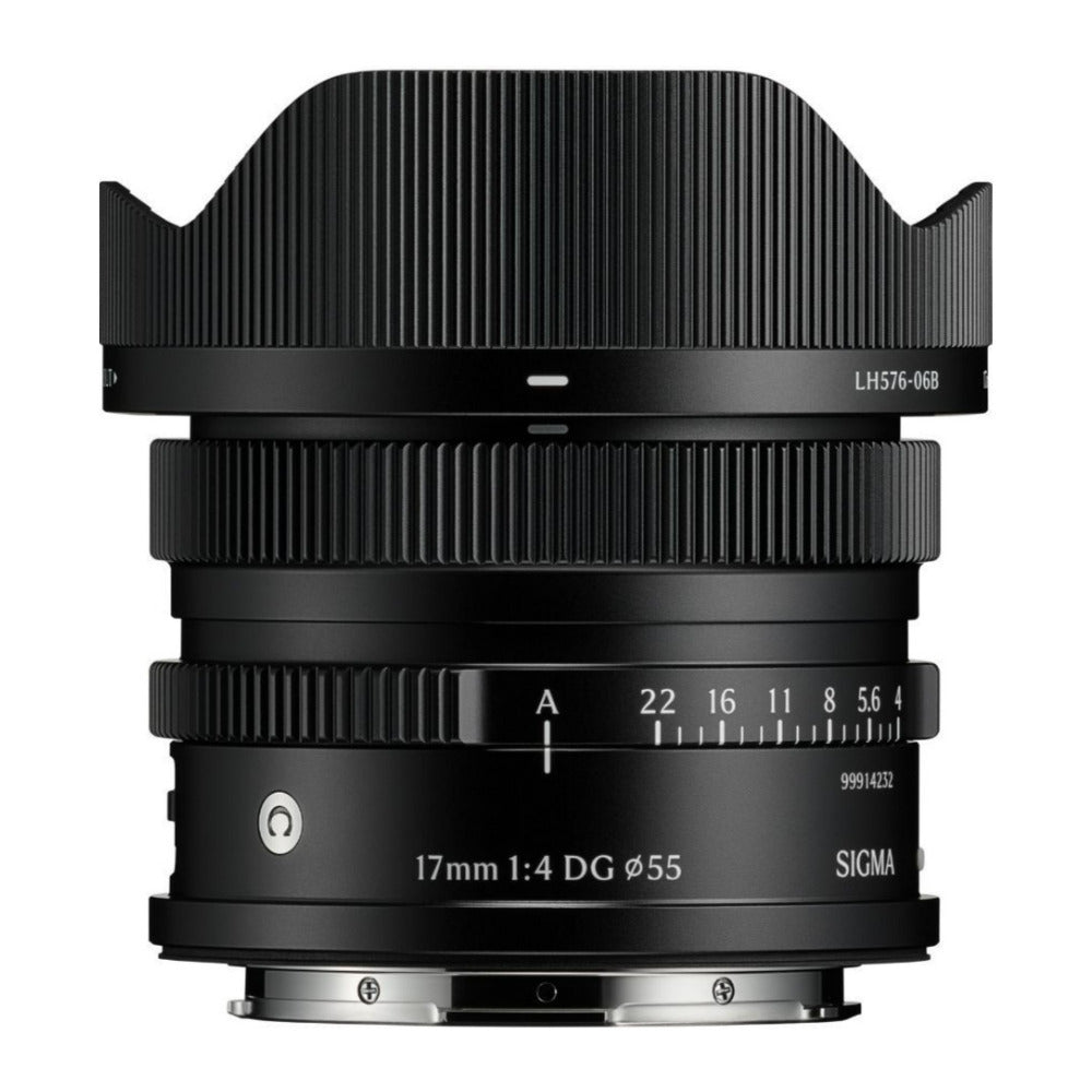 Sigma 17mm F4 DG Black Contemporary Lens for L Mount (Open Box)