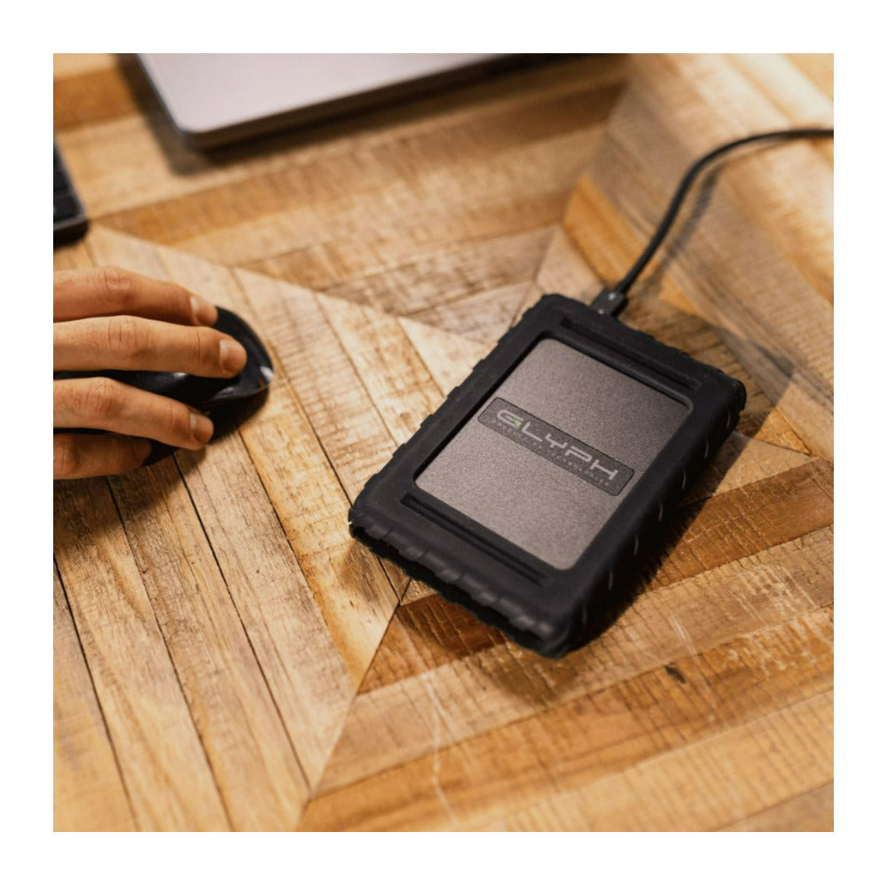 Glyph Blackbox Plus Bus-Powered Rugged Portable USB 3.2 Gen 2 SSD with Padded Silicon Shell (8 TB)