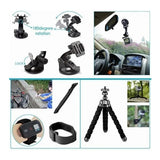 Izonix 50 In 1 Action Camera Accessory Kit with a Large Waterproof Carry Case (Open Box)