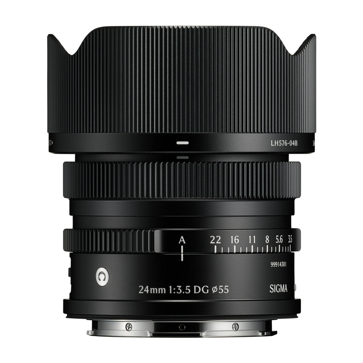Sigma 24mm F3.5 DG Black Contemporary Lens for L Mount (Open Box)