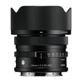 Sigma 24mm F3.5 DG Black Contemporary Lens for L Mount (Open Box)