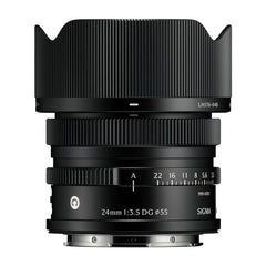 Sigma 24mm F3.5 DG Black Contemporary Lens for L Mount (Open Box)