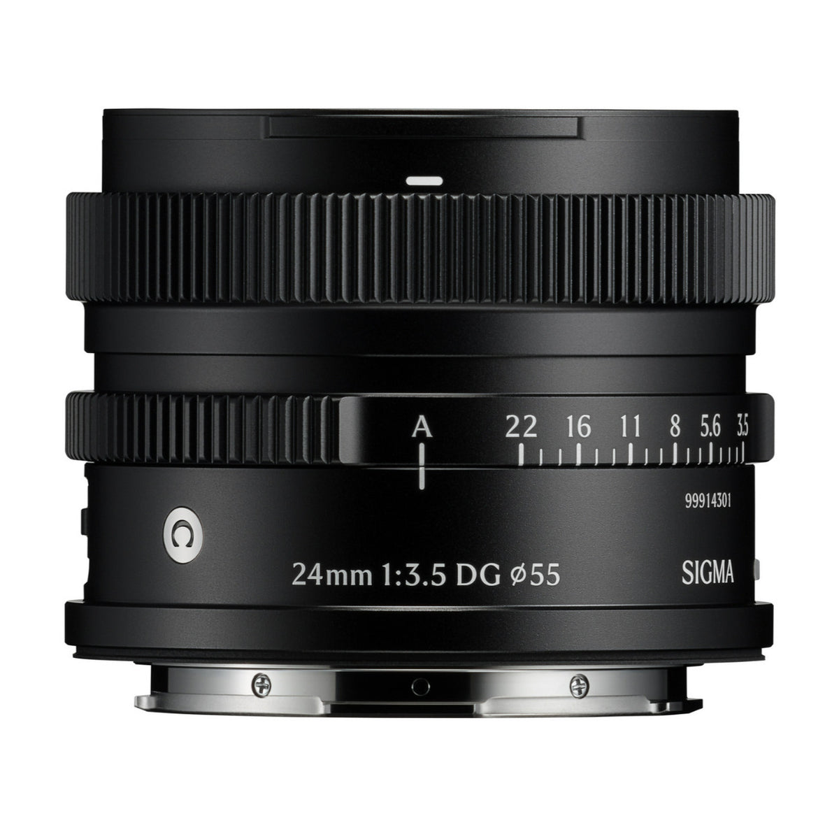 Sigma 24mm F3.5 DG Black Contemporary Lens for L Mount (Open Box)