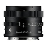 Sigma 24mm F3.5 DG Black Contemporary Lens for L Mount (Open Box)