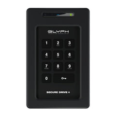 Glyph SecureDrive Plus Encrypted Bus Powered 2TB Solid State Drive with Keypad (Open Box)