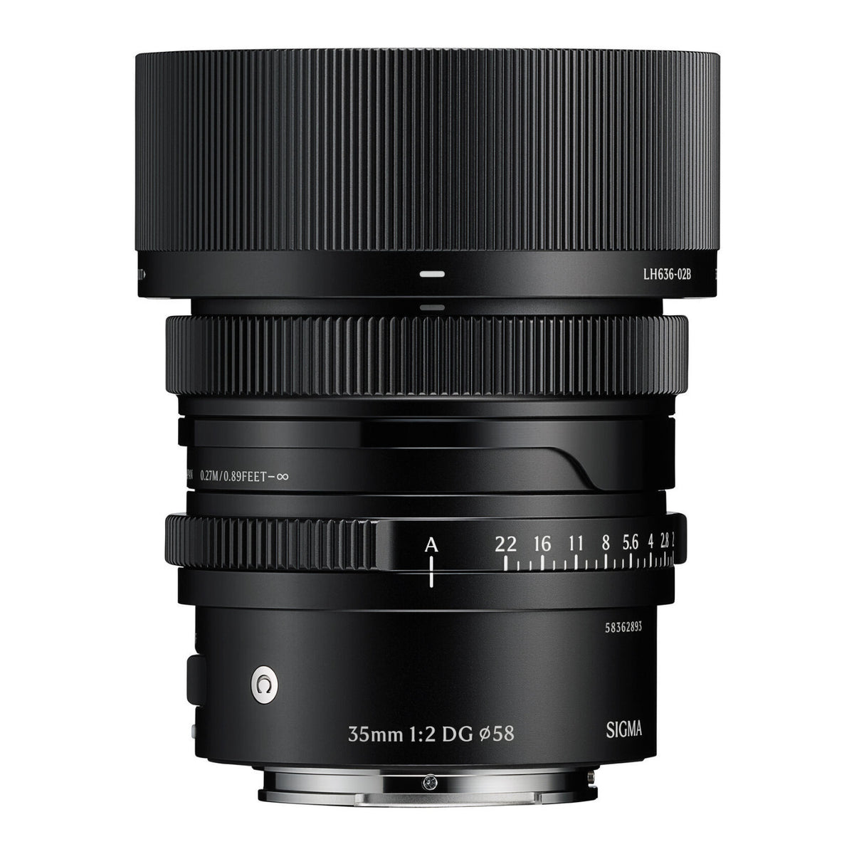 Sigma 35mm F2 DG Full-Frame Contemporary Lens with Manual Aperture Ring (Black, Sony E Mount)