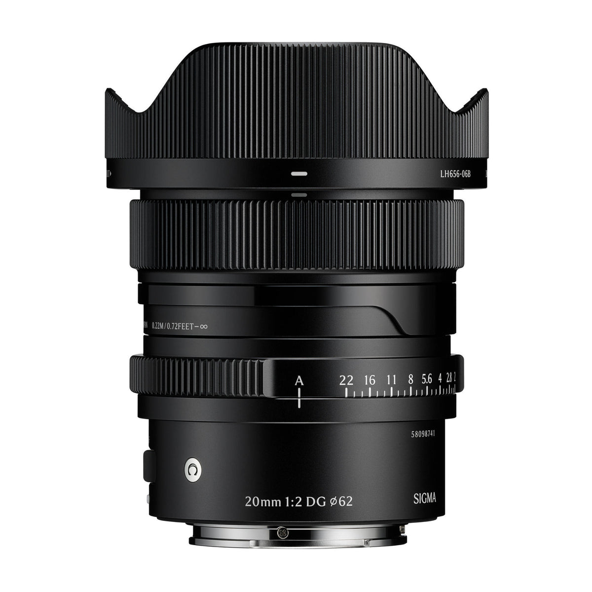 Sigma 20mm F2 DG Black Contemporary Lens for Sony E Mount (Open Box)