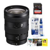 Sony E 16-55mm f/2.8 G Lens with Software Suite and Accessory Bundle