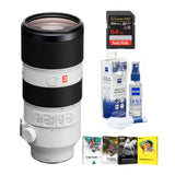 Sony FE 70-200mm f/2.8 GM OSS Lens with Software Suite, Cleaning Kit, and 64GB SD Card Bundle
