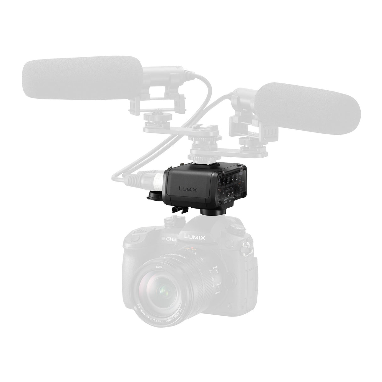 Panasonic LUMIX DMW-XLR1 Professional XLR Audio Video Microphone Adapter (Black, Refurbished)