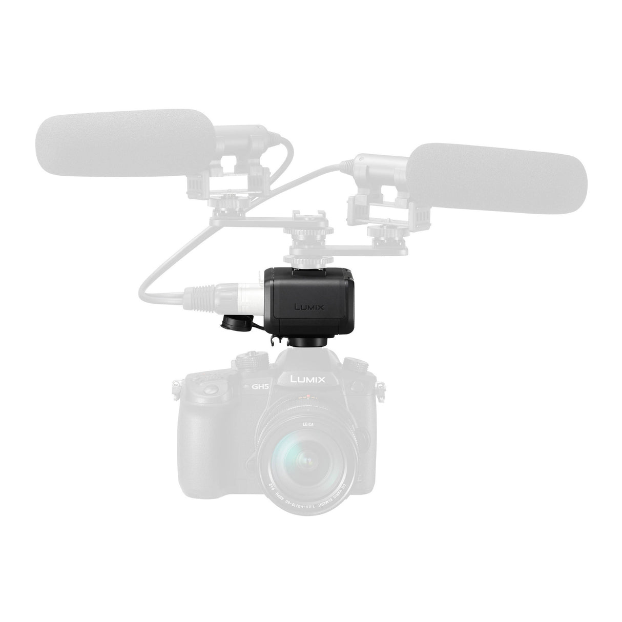 Panasonic LUMIX DMW-XLR1 Professional XLR Audio Video Microphone Adapter (Black, Refurbished)