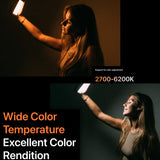 Zhiyun FIVERAY M40 Powerful 40W Pocket LED Light (2-Pack) with 10-Inch Spider Tripod Bundle